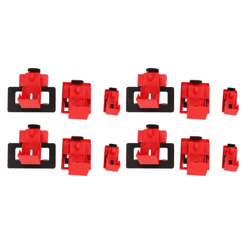 12 Pcs Single Pole Breaker Lock Out Device Nylon Breaker