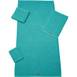 Ross Organic Cotton Hand Towels Selection Turquoise Guest Towel 30 x 50 cm
