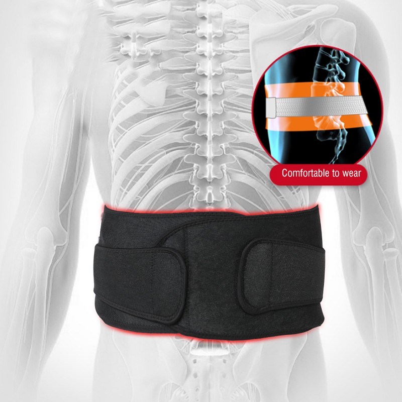 Belt Adjustable Waist Support Brace Fitness Gym Lumbar Back Waist