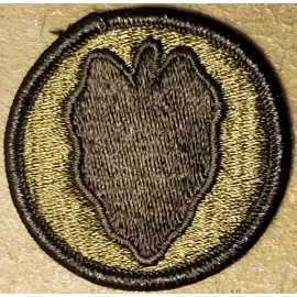US ARMY 24th INFANTRY DIVISION SUBDUED PATCH UNIFORM MILITARY ORIG USGI NOS VTG
