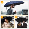 TechRise Umbrella Pocket Umbrella Storm Resistant Large -10 Ribs Windproof