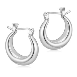 Pearl Chunky Waterdrop Earrings for Women Chunky Hoop Earrings Long Waterdrop Earrings for Teen Girls