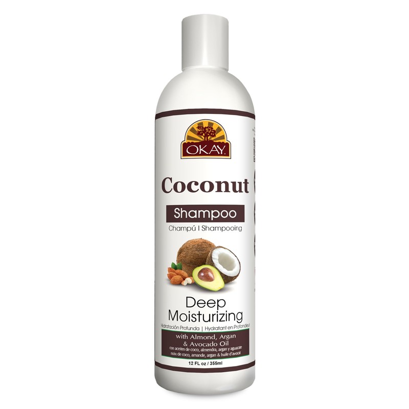 Okay Coconut Deep Moisturizing Shampoo Helps Replenish Moisture And Elasticity