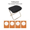 Aluminum Alloy Folding Stool Outdoor Camping Fishing Hiking BBQ Portable