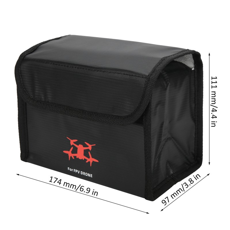Battery Safe Bag ExplosionProof Fireproof Lipo Battery Protective Bag for