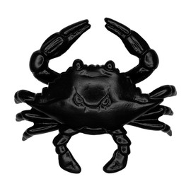 Crab Door Knocker - Matte Black (Standard Size)