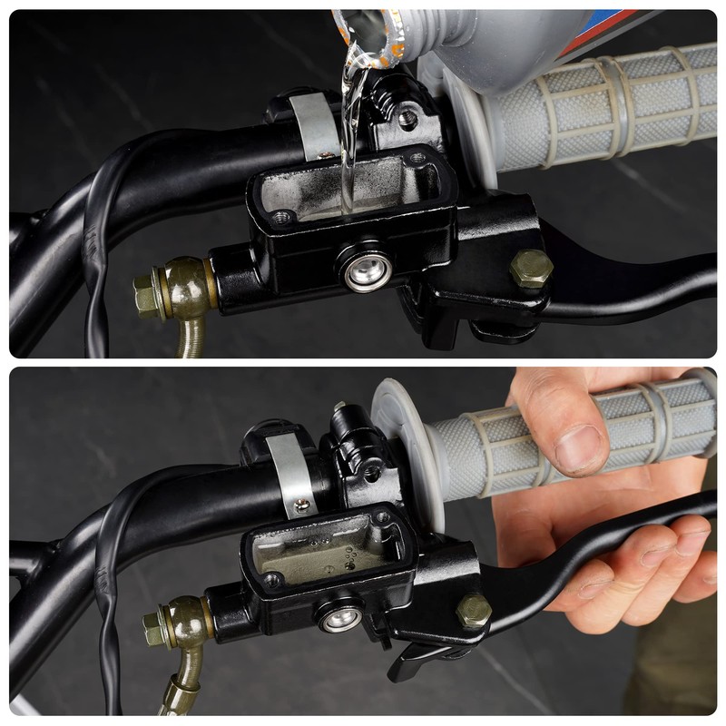 WEIYINGSI Motorcycle Left Hydraulic Brake Clutch Master Cylinder Lever Dirt