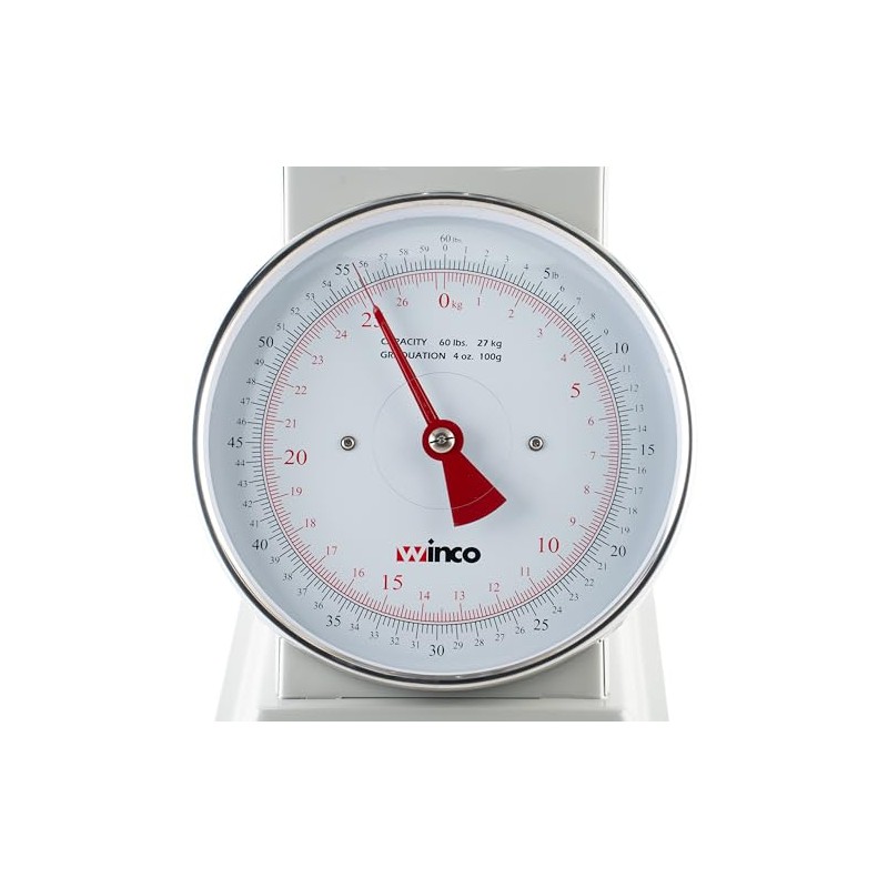 Winco 60-Pound Scale with 9-Inch Dial