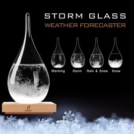 Christmas Decorations Storm Glass Christmas Snow Globe Weather Glass-Xmas Gifts,Mens Gifts for Christmas Unique,Unique Finds,Storm Glass Weather Predictor Christmas for Men Gifts