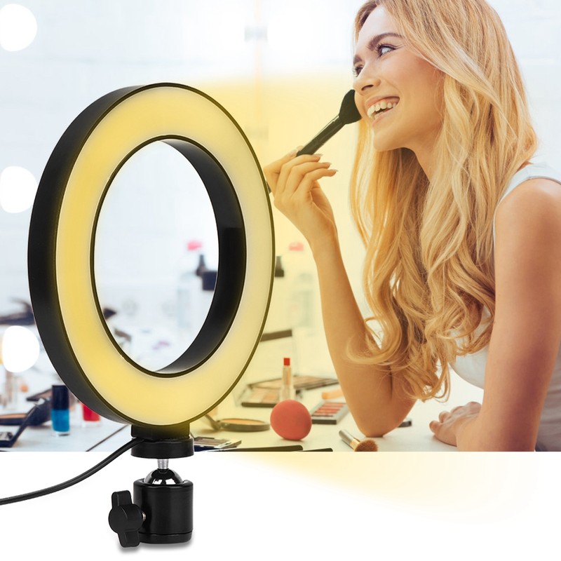 6 Inch LED Ring Light Living Broadcast Selfie Fill Lamp