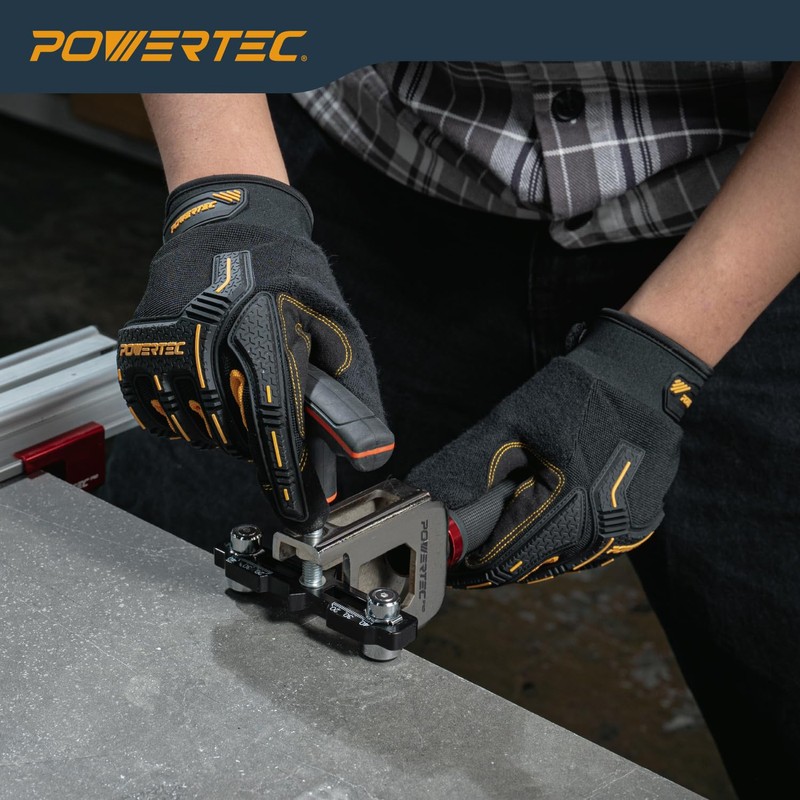 POWERTEC PRO Premium Large Format Tile Breaker - 1-1/2" Throat,
