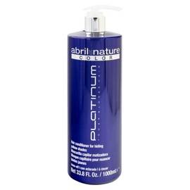 Toning mask for blonde or grey hair. Eliminate unwanted tones. Anti-yellow tones. 1000 ml. Toner Platinum abril et nature