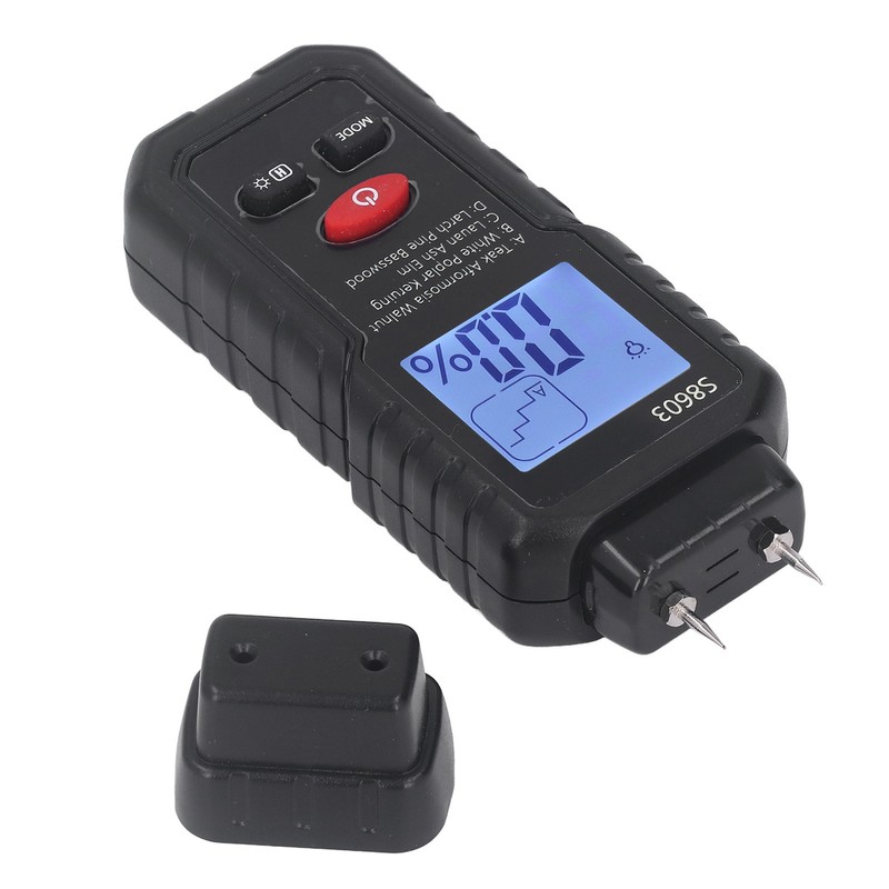 Wood Moisture Meter Pin Type LCD Digital Water Leak Detector