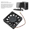 120mm Computer Case Fan Double Ball Bearing Support PMW Temperature