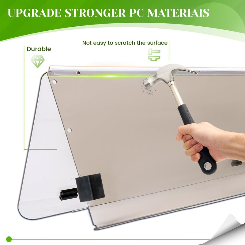 HECASA Tinted Windshield Compatible with 2000.5-Up Club Car DS Golf