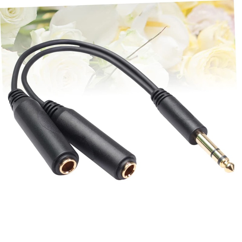 jojofuny Stereo Audio y Splitter Adapter Male to Female Cable