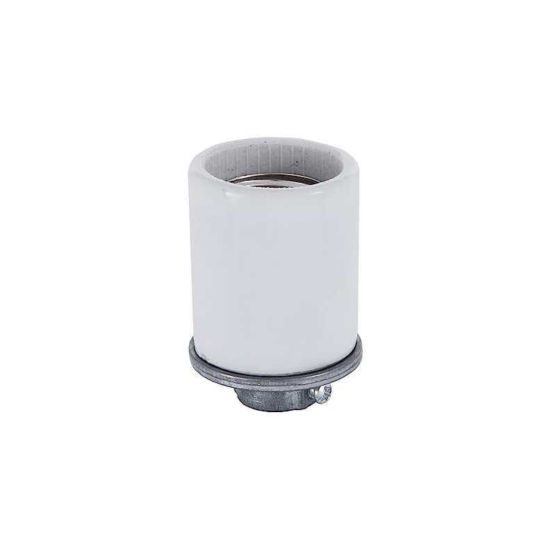 B&P Lamp® Porcelain Keyless Med. Base Socket with 1/4 IPS