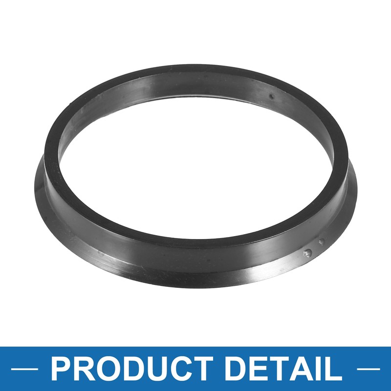 A ABSOPRO Hub Centric Rings 73.1mm to 66.1mm Plastic Black