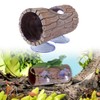 Gutol Reptile Log, Resin Lizard Hiding Place, Reptile Tank Accessories