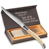 Wrenbury Laguiole Steak Knives Set of 6 Stainless Steel –