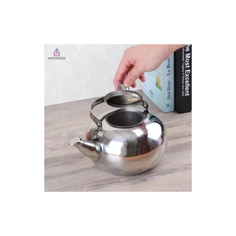 LB. Shop Tetera Con Filtro De Acero Inoxidable Para Café