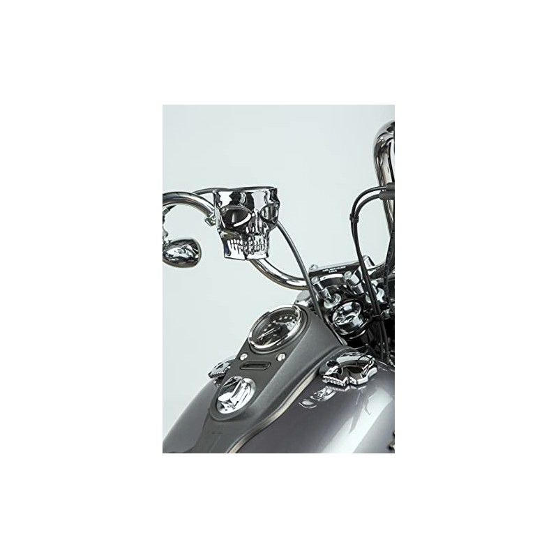 Kruzer Kaddy The Skull Chrome Bar Mount