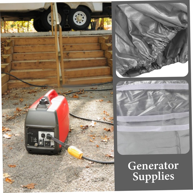 Outanaya Portable Generator Cover Dustproof Tarpaulin Rain Cover for Generators