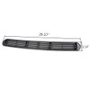 PIT66 Gray Graphite Dash Defrost Vent Cover Grille Panel Compatible