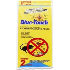 ‎Blue Touch Blue-Touch Strong Rats Glue Traps for Mouse, Mice & Snakes Crawling Pests [BULK] - 10 Traps