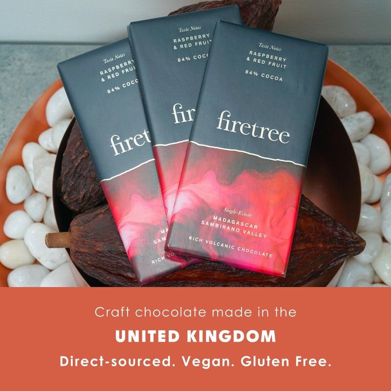 Firetree Madagascar Sambirano Valley 84% | Vegan, Soy Free, Nut