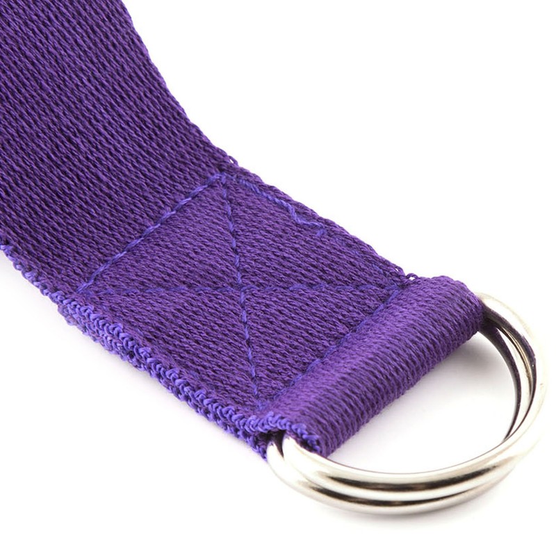 Peace Yoga 10ft Exercise Strap Purple
