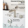 HEYMYTAP Roman Bathtub Faucet Brushed Nickel Waterfall Bath Tub Faucet