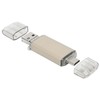USB 3.0 U Disk Golden Aluminum Alloy ThreeInOne High Speed
