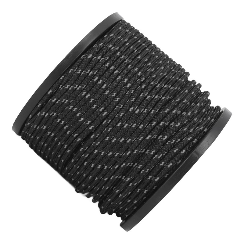 Reflective Camping Rope Texture Weaving 164ft 4mm Polyester Parachute Cord