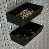 2 x Small Parts Storage Box for Küpper Perforated Wall