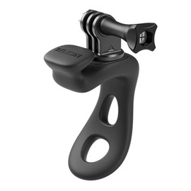 Elastic Handlebar Pole Mount for GoPro / Insta360 / Osmo Action 5 4 3 2 1 / Osmo Pocket 3 / SJCAM (Black)