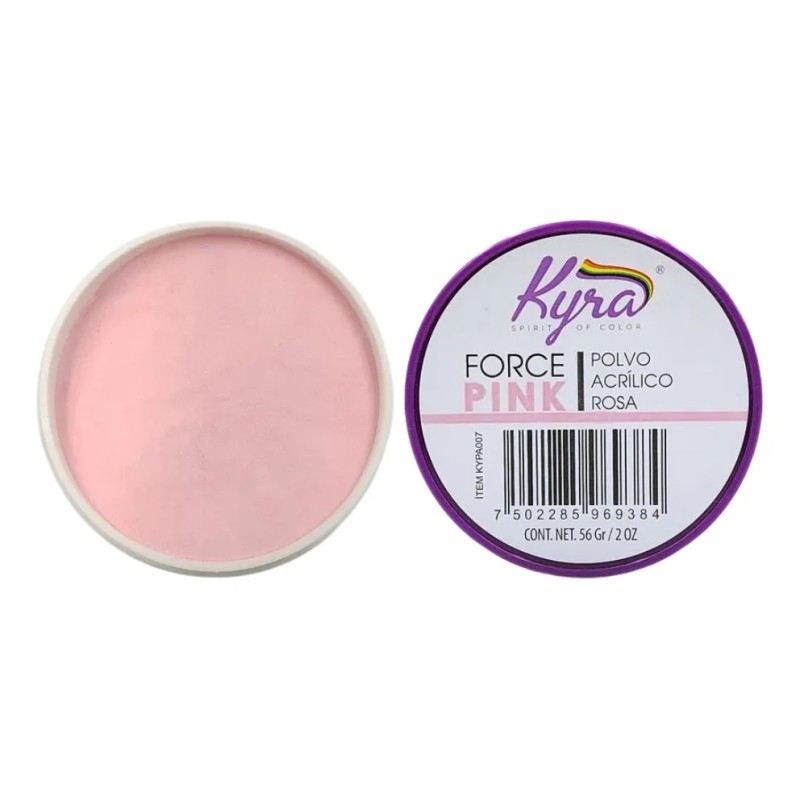 Polvo Acrílico 2oz. Uñas. Blanco. Rosa. Clear. Kyra