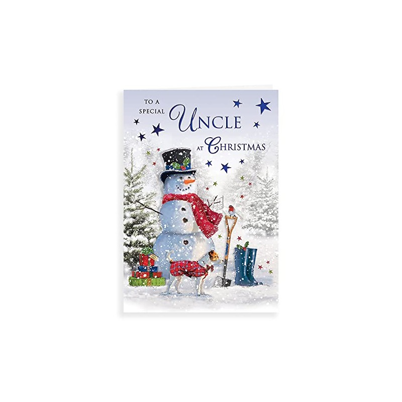 Regal Publishing Traditional Christmas Card Uncle - 9 x 6