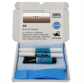 Genuine Colors Paint Pen Bronze Beige D5 for Kia Cherokee Wrangler Grand Compass Renegade Sportage Ced Venga Clarus CEE'D Credos R