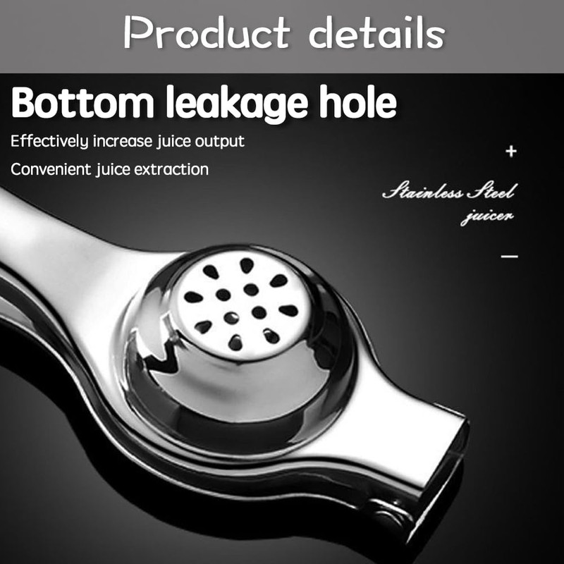 Stainless Steel Lemon Squeezer, Easy to Use Lemon Juicer, Easy