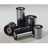 '6 x 110 mm x 74 m – Resin Ink Ribbon Refill (Thermal Transfer) – 1/2 Sleeve, Black, Outdoor, Sleeve Length 110 mm