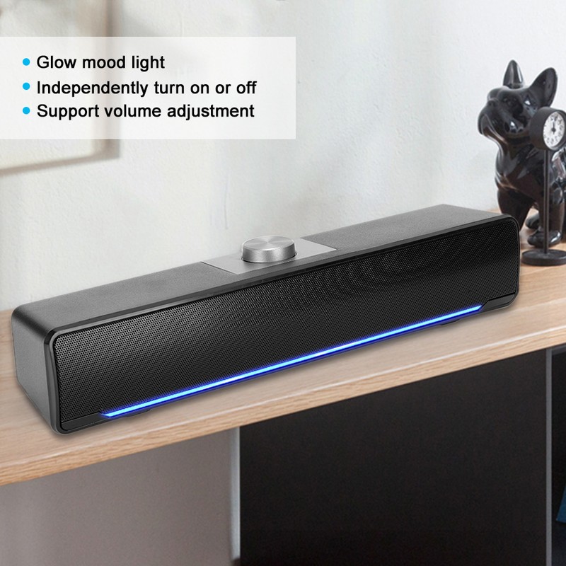 Speaker Desktop Notebook Multimedia Mini Speaker 3W 2.0 Channel Computer