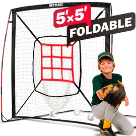 TGU Baseball Practice Nets - Hitting Net Pitching Net, Baseball Gifts for Children Kids & Teens, Black