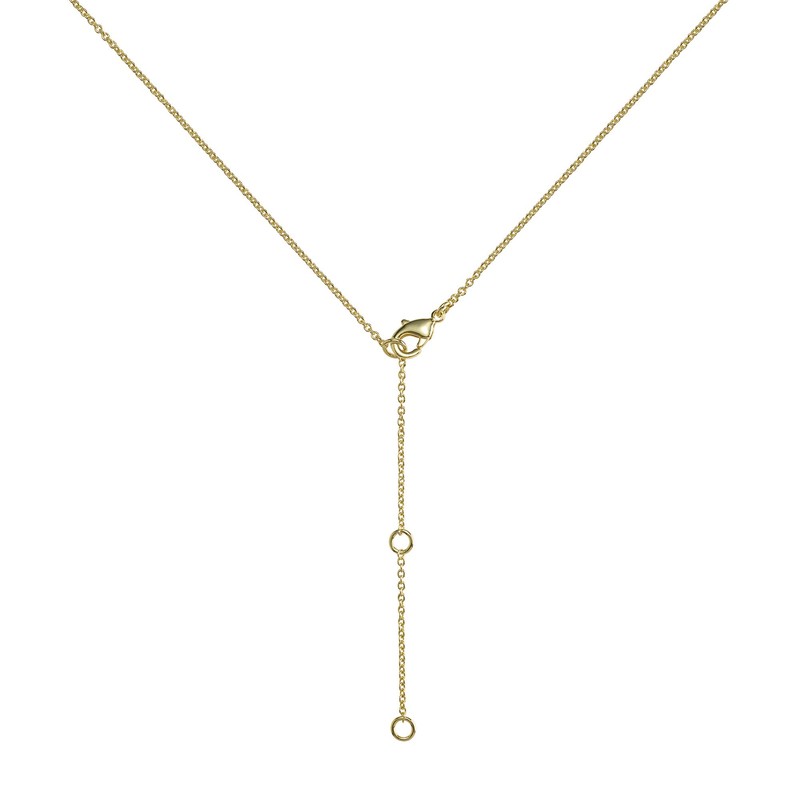 namana Infinity Y Necklace for Women. Gold Lariat Necklace with
