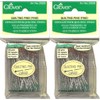 Two (2) Boxes Quantity 100 Clover Fine Quilting Pins ~