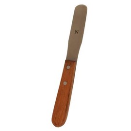 Mini Wooden Handle Stainless Steel Spatula Butter Cream Mini Spreader Spatula by Nutlink