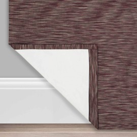 Eclipse Warren Grommet Top Curtains for Bedroom, Single Panel, 50" x 63", Garnet