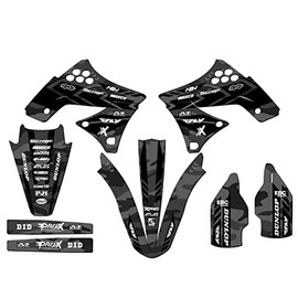 2009-2012 KX 250 F Apache Grey Senge Graphics Base Kit Compatible with Kawasaki