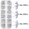 Nail Gems, Flat Back Crystal Rhinestones with Pick Up Tweezer