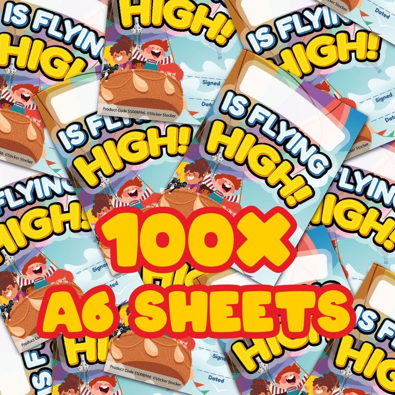 A6 Praise Note Pad 100 Sheet Incentive Chart Rewards -